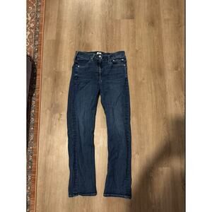 Wrangler Elín Crop Straight Leg Dark Wash Ankle Jeans